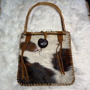 Calf hair bag